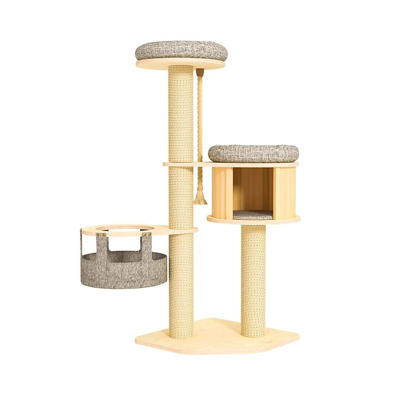 Kondo ke langit-langit kayu memanjat bingkai Tower Tree Tower