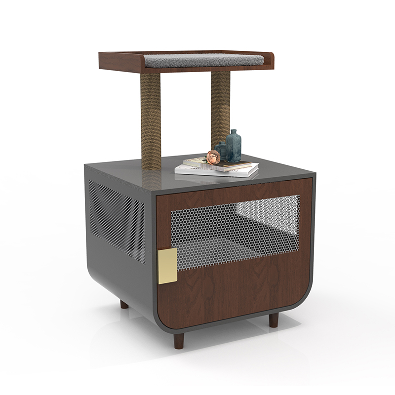 Sangkar perabot bilik mandi tersembunyi kayu dengan kabinet sampah Sangkar perabot bilik mandi tersembunyi kayu dengan kabinet sampah