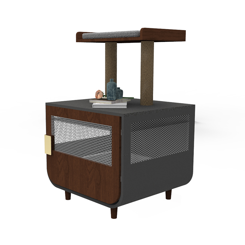 Sangkar perabot bilik mandi tersembunyi kayu dengan kabinet sampah Sangkar perabot bilik mandi tersembunyi kayu dengan kabinet sampah