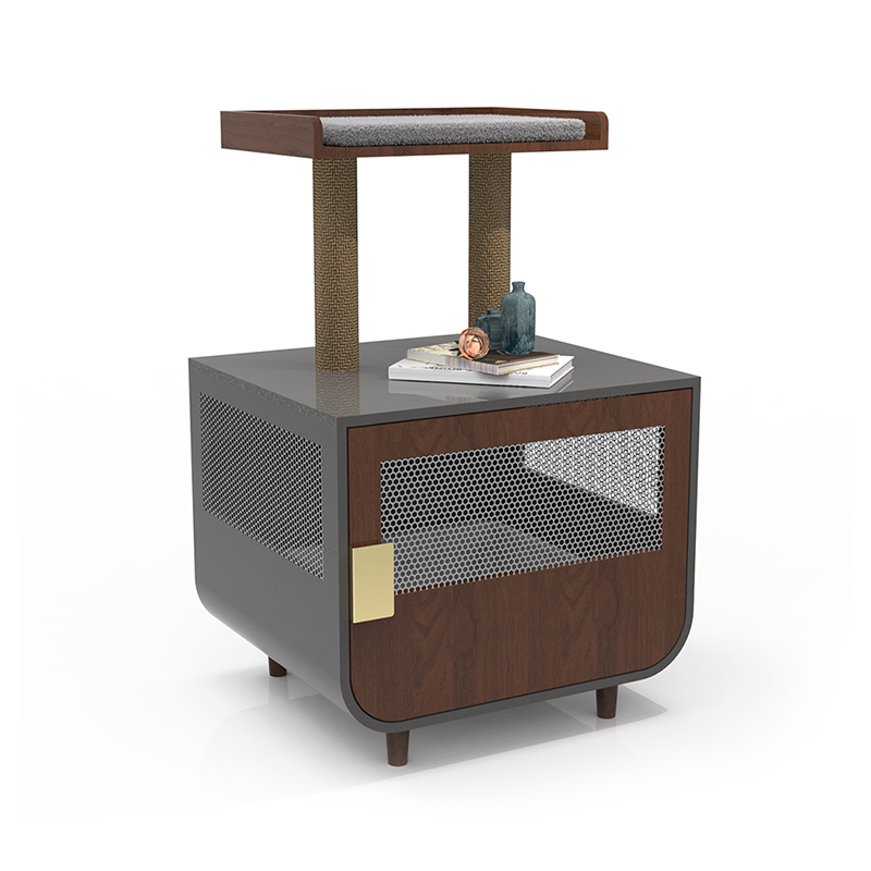 Sangkar perabot bilik mandi tersembunyi kayu dengan kabinet sampah Sangkar perabot bilik mandi tersembunyi kayu dengan kabinet sampah