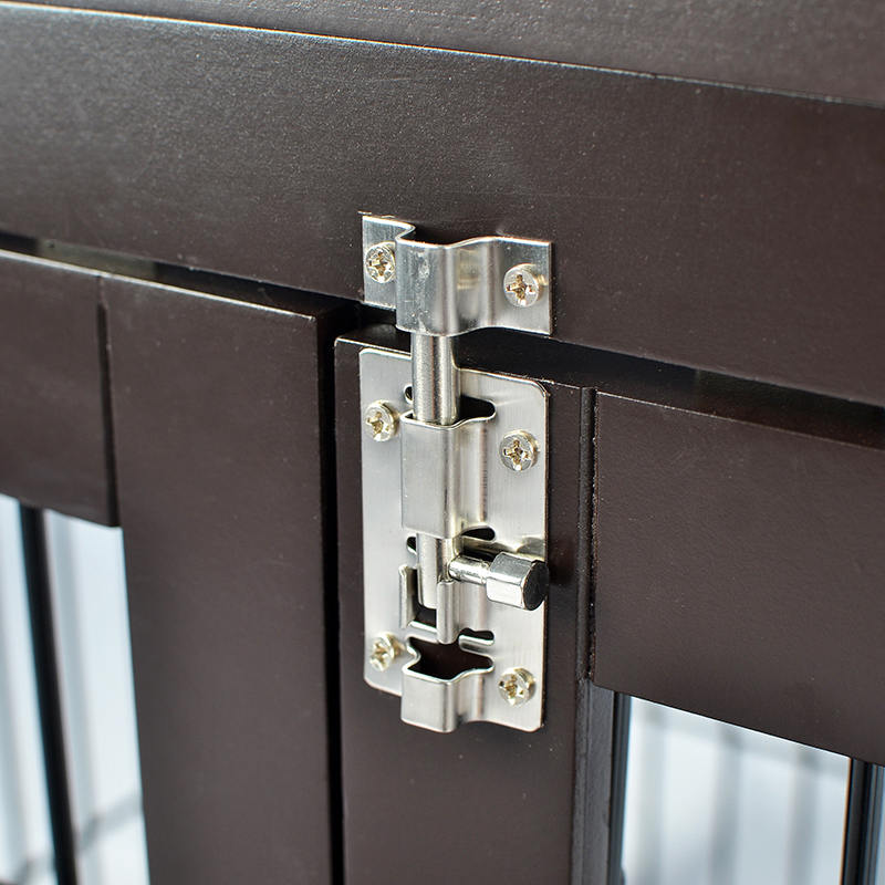 Sangkar anjing gaya perabot kayu besar Sangkar anjing gaya perabot kayu besar