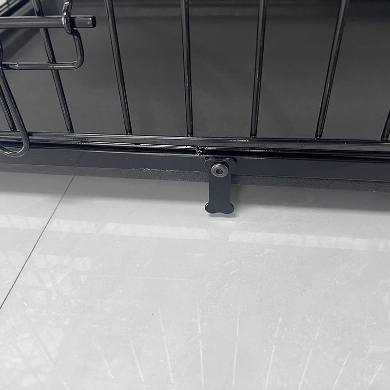 Sangkar anjing perabot kayu besar dengan dulang yang boleh ditanggalkan Sangkar anjing perabot kayu besar dengan dulang yang boleh ditanggalkan