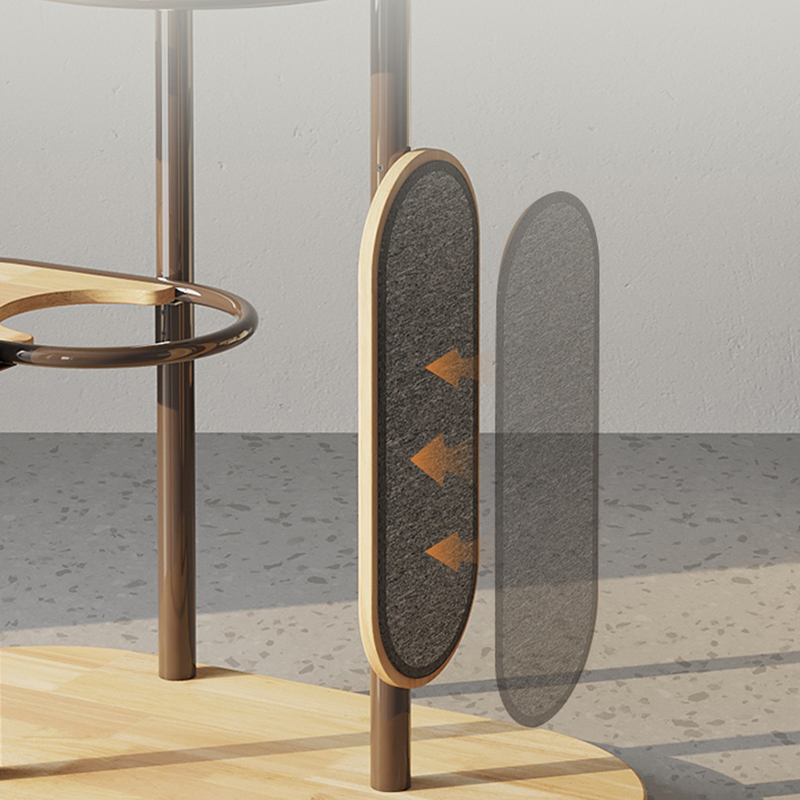 Lantai ke siling tinggi getah kayu kucing pokok menara kondo dengan bakul tidur Lantai ke siling tinggi getah kayu kucing pokok menara kondo dengan bakul tidur