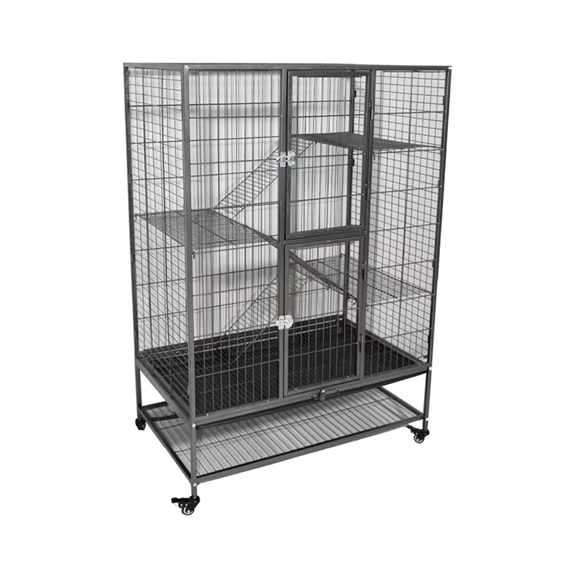 Tugas berat besar 2/3/4 tiub tiub dalaman logam sangkar dengan roda Tugas berat besar 2/3/4 tiub tiub dalaman logam sangkar dengan roda