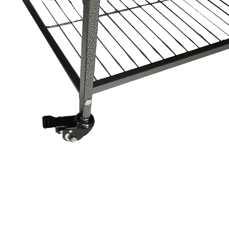 Tugas berat besar 2/3/4 tiub tiub dalaman logam sangkar dengan roda Tugas berat besar 2/3/4 tiub tiub dalaman logam sangkar dengan roda