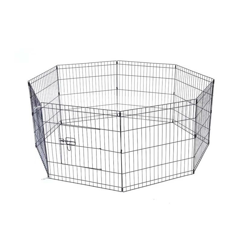 8 Panel Pagar Metal Pet Fence Lipat Dog