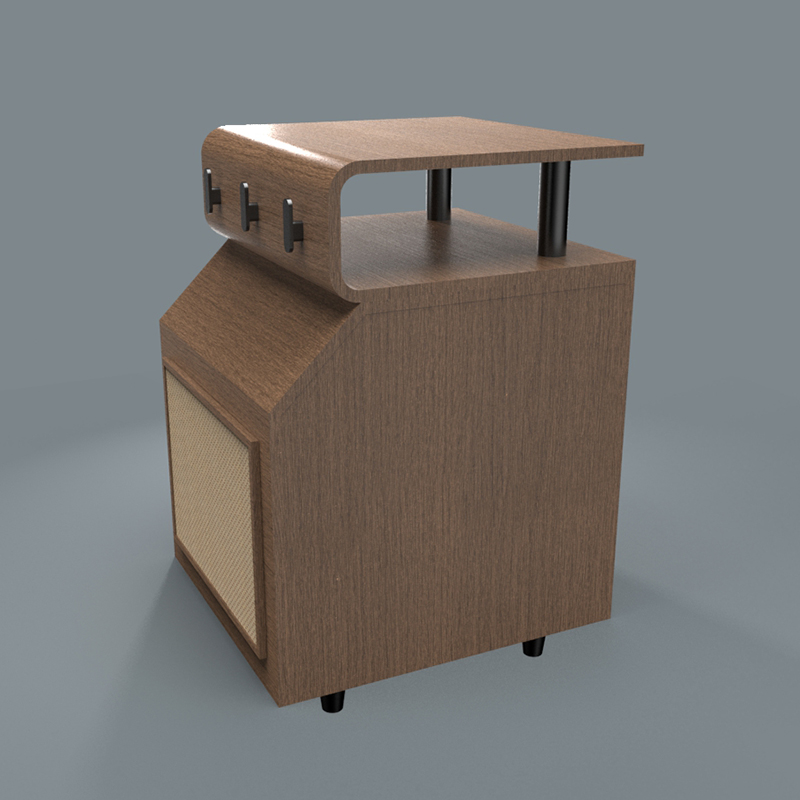 Katil haiwan peliharaan kayu katil dengan papan menggaru Katil haiwan peliharaan kayu katil dengan papan menggaru