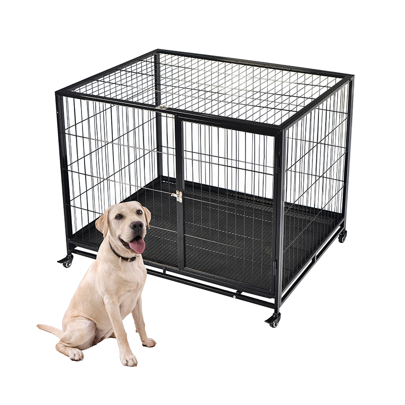 42 inci Terbuka Stackable Tube Metal Dog Cage 42 inci Terbuka Stackable Tube Metal Dog Cage