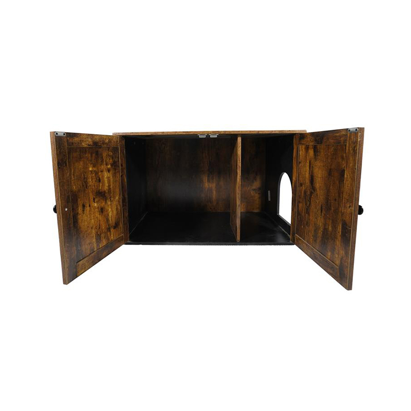 Sangkar Kucing Perabot Dalaman dengan Kabinet Sampah Pembahagi Sangkar Kucing Perabot Dalaman dengan Kabinet Sampah Pembahagi