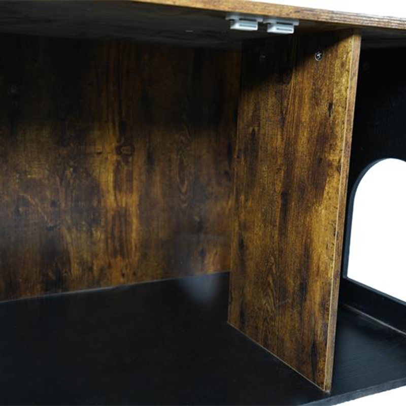 Sangkar Kucing Perabot Dalaman dengan Kabinet Sampah Pembahagi Sangkar Kucing Perabot Dalaman dengan Kabinet Sampah Pembahagi