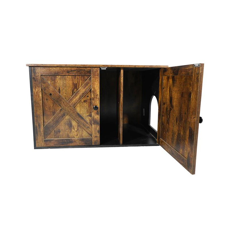 Sangkar Kucing Perabot Dalaman dengan Kabinet Sampah Pembahagi Sangkar Kucing Perabot Dalaman dengan Kabinet Sampah Pembahagi