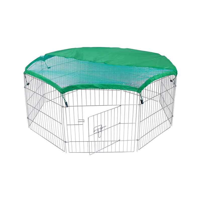Dog Lipat Luar Luar Metal Dog Playpen dengan penutup atas
