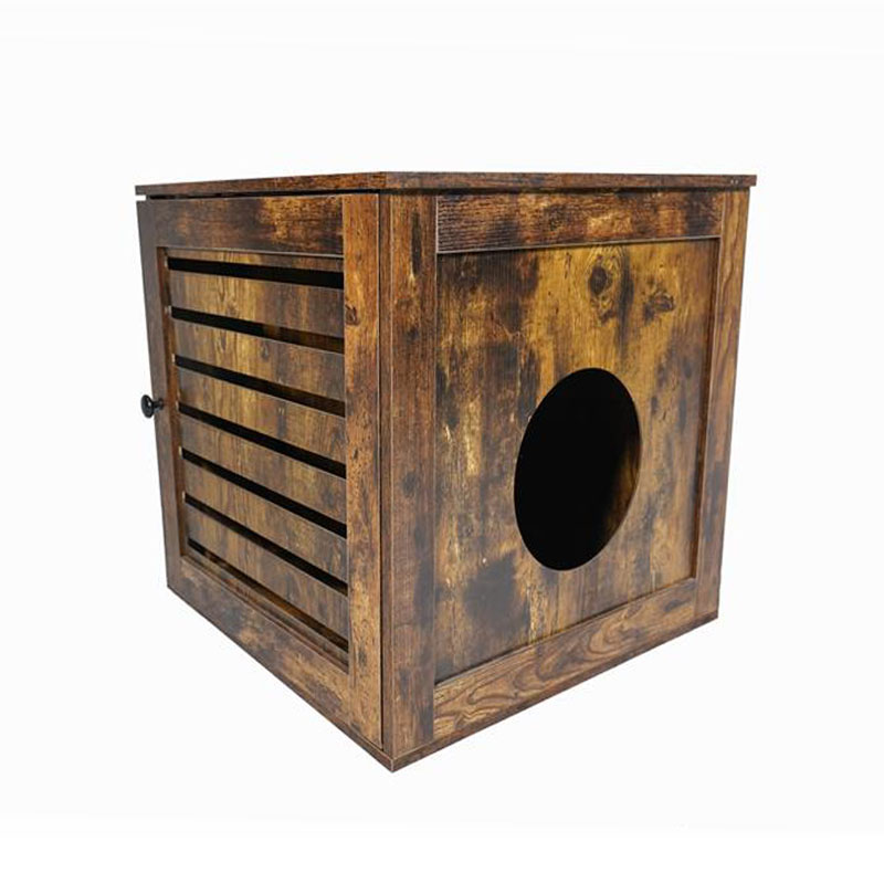 Perabot meja sampingan dalaman kandang kucing sampah kabinet Perabot meja sampingan dalaman kandang kucing sampah kabinet