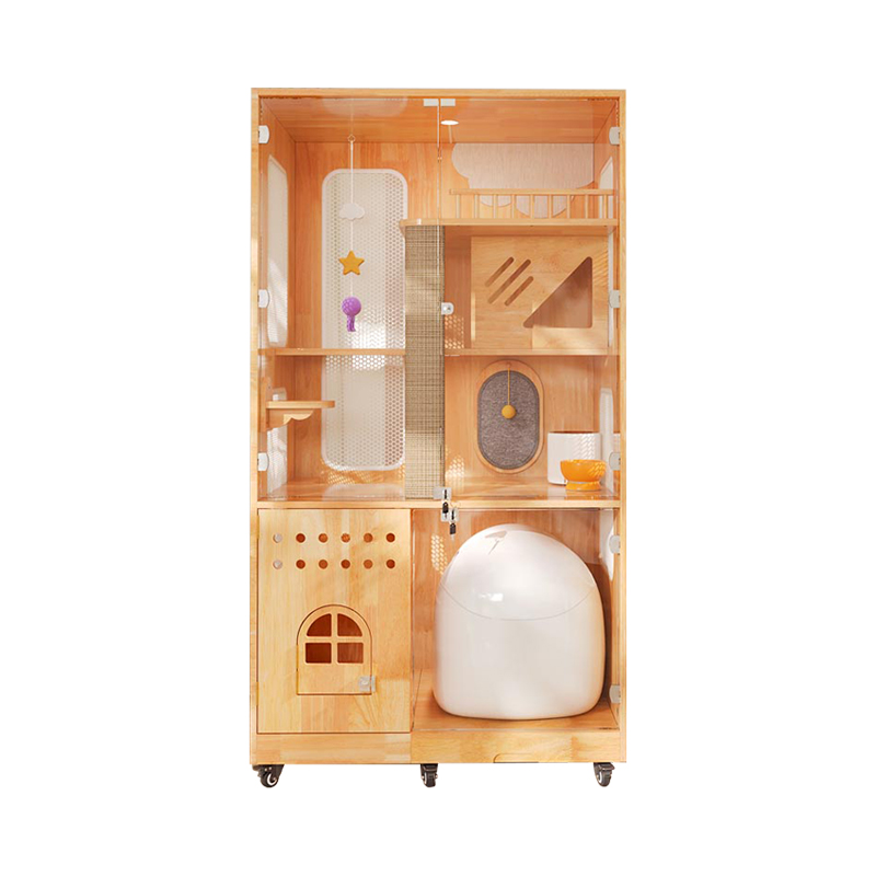 Panoramik Villa Cage Cage Pepejal Kucing Kucing Rumah