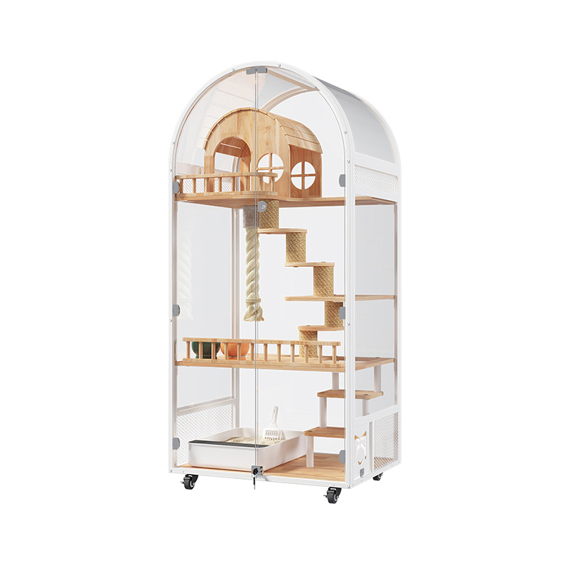 Rumah kucing kayu dalaman hotel panorama villa pepejal kandang kandang kandang kandang kabinet